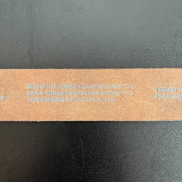 Harley Davidson - SAN DIEGO CUSTOMS Leather Belt - Hand Made in the USA - Picture 5 of 10